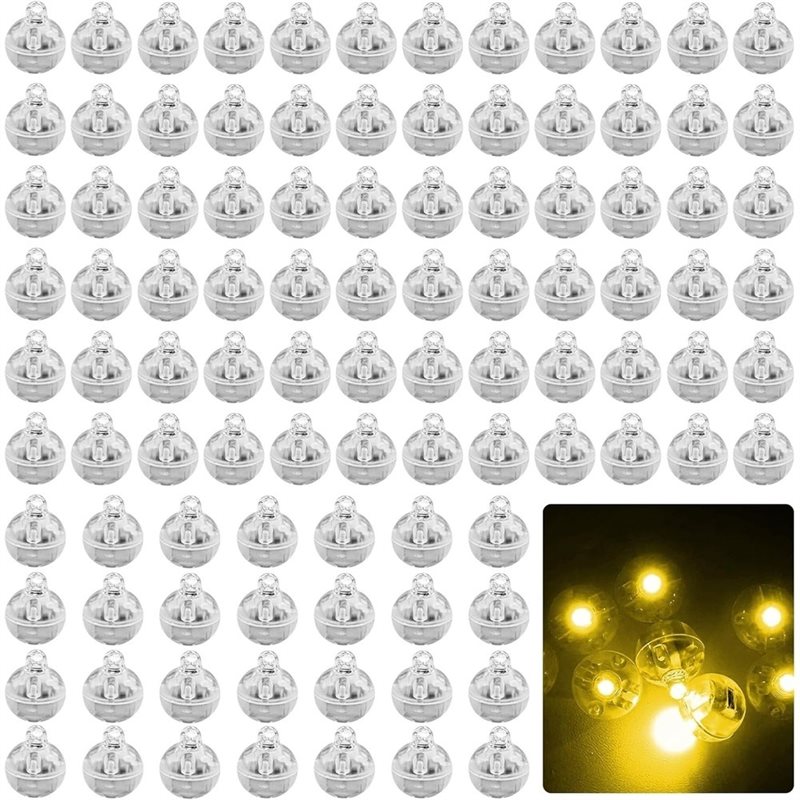 Led Balloon Light - ABLN-Ballonlichter Packung mit 100 Stück, Mini-LED-Lichtballon,