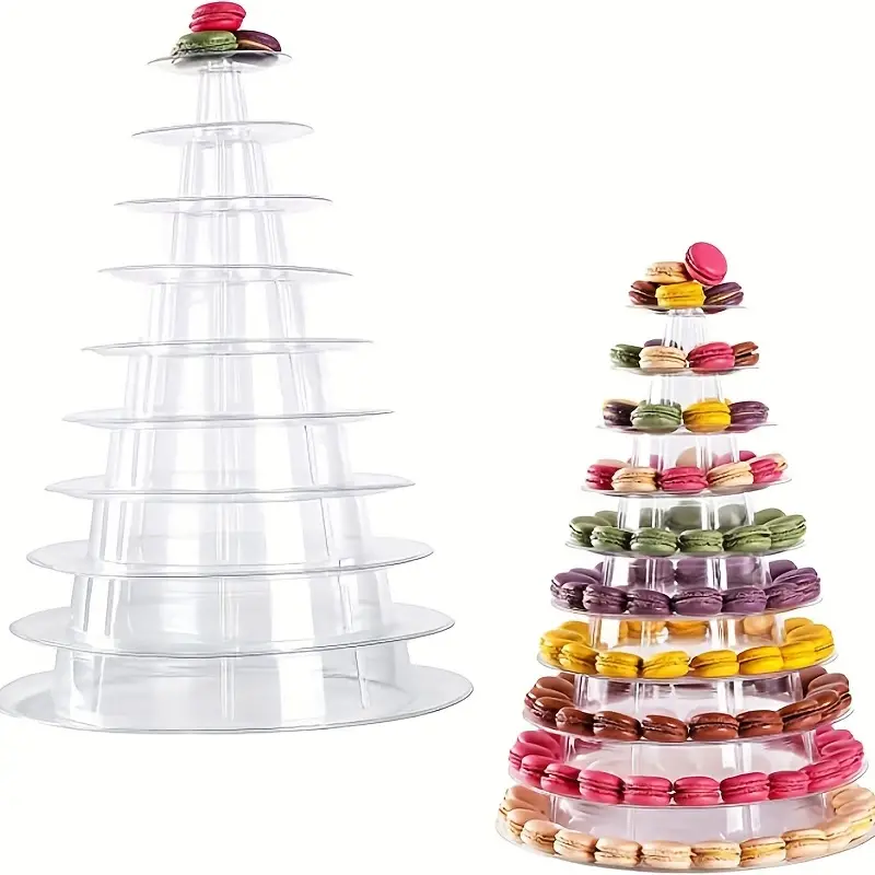 Cupcake Stand Tier - Abgestufter Macaron-Turmständer, Kuchenständer, Cupcake-Halter, Dessertständer für