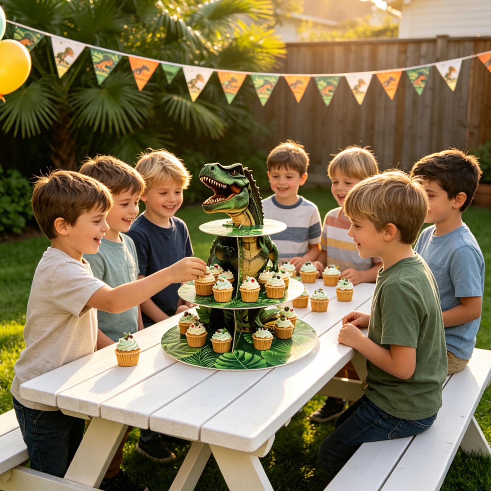 Cupcake-Ständer 3-stufig, Dino – Cupcake Stand Tier Bewertung und Preis