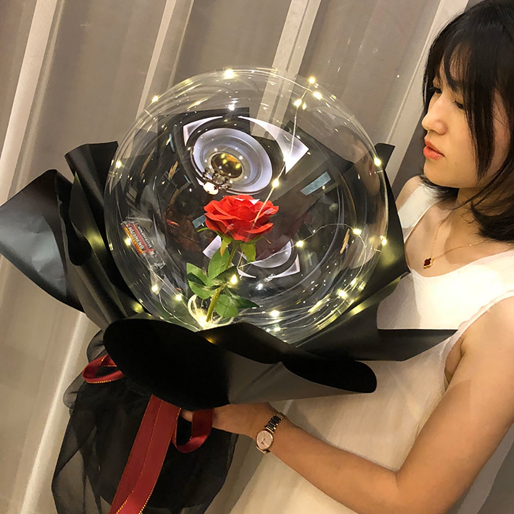Ballon Rose Valentinstag Bobo  – Led Balloon Light Bewertung und Preis