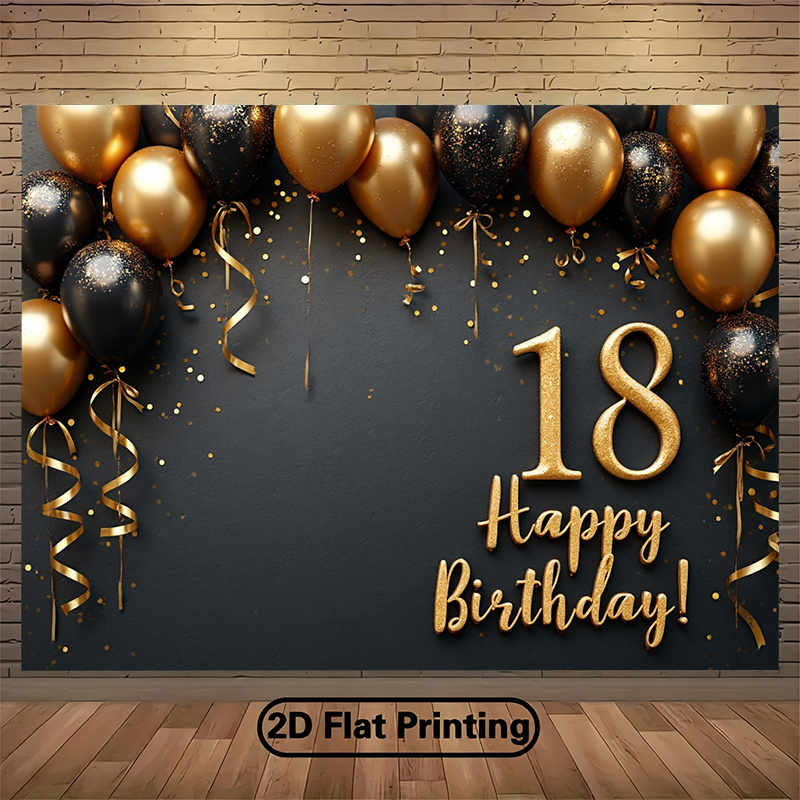 2D 1-teiliges Hintergrundbanne – Party Banner Gold Bewertung und Preis