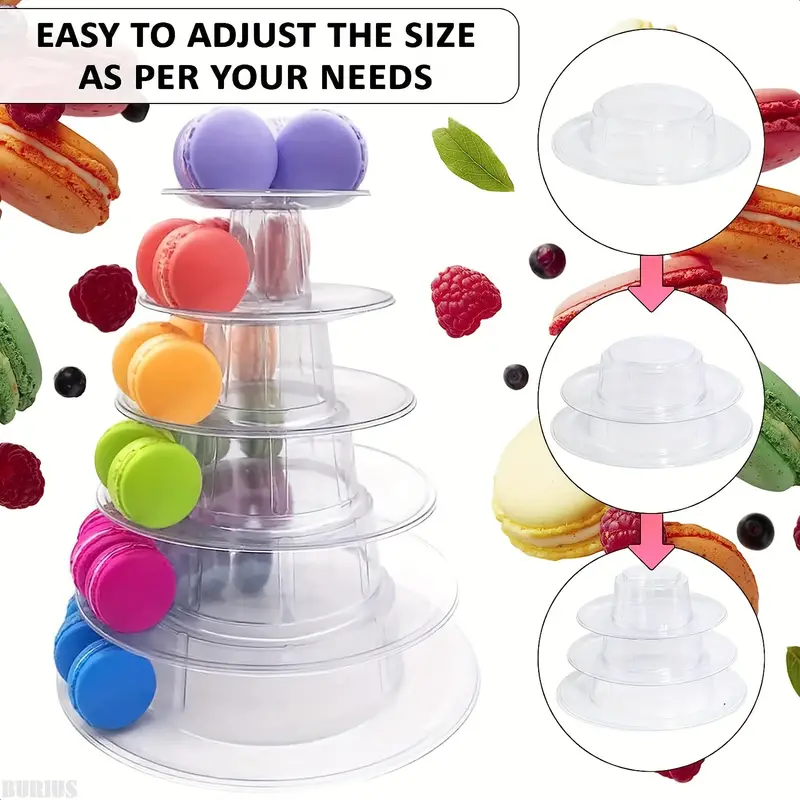 Abgestufter Macaron-Turmstände – Cupcake Stand Tier Bewertung und Preis