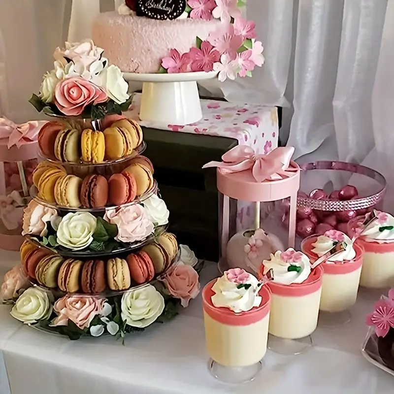 Abgestufter Macaron-Turmstände – Cupcake Stand Tier Bewertung und Preis