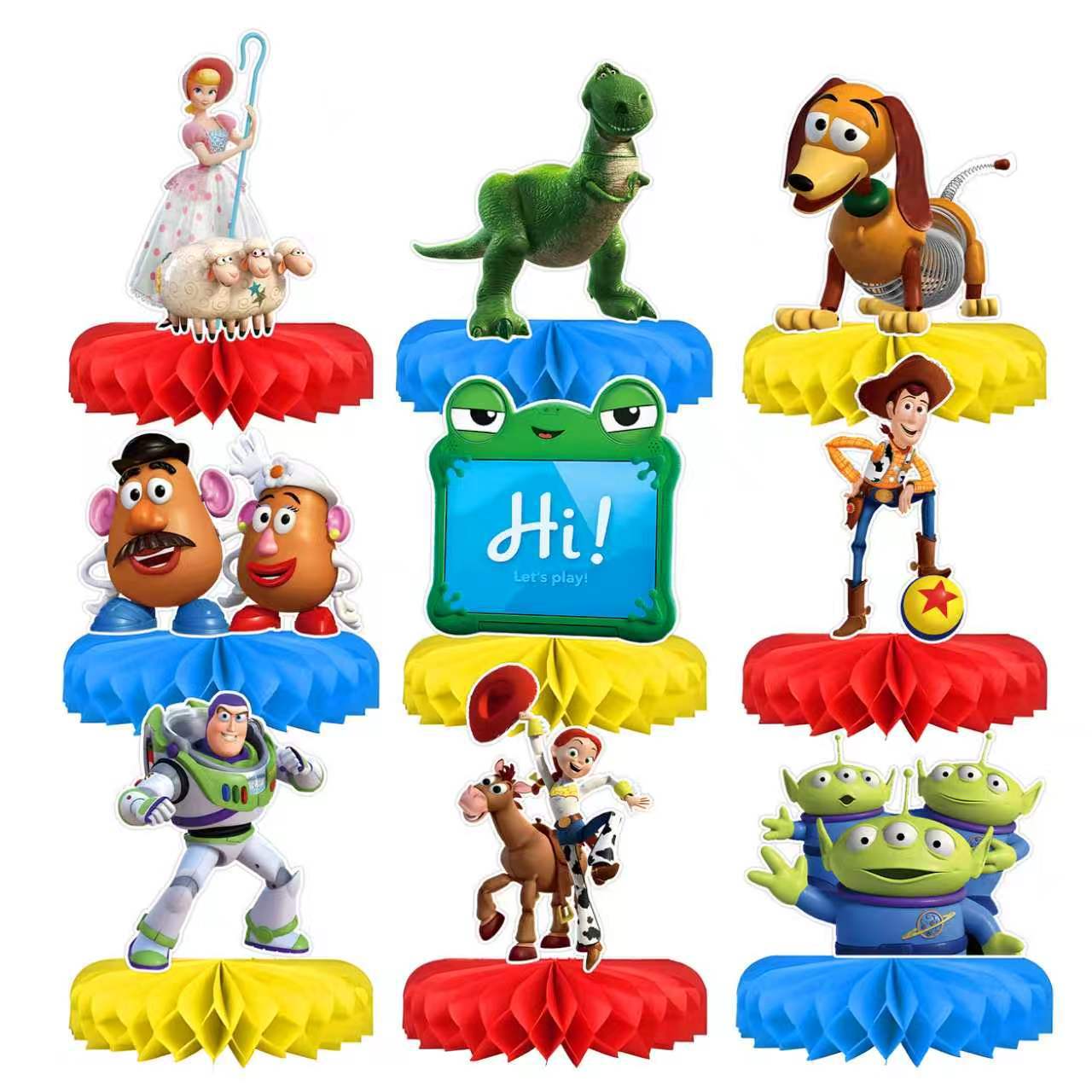 Toy Story 5 Wabenförmige Tisch – Event Party Bewertung und Preis
