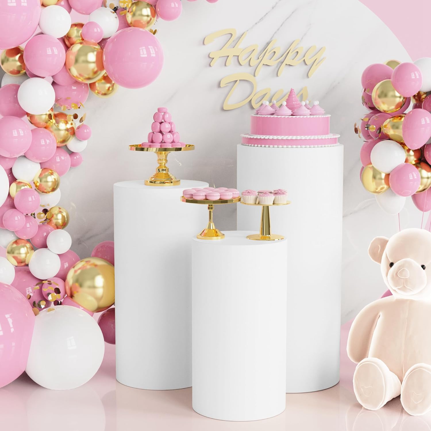Yeele 1 Stück/3 Stück/5 Stück  – Dessert Table Backdrop Bewertung und Preis