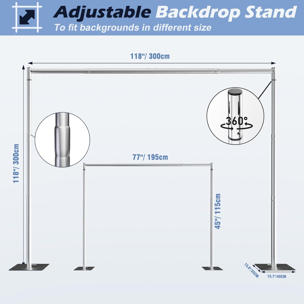 Robustes Hintergrundständer-Se – Photo Booth Frame Bewertung und Preis